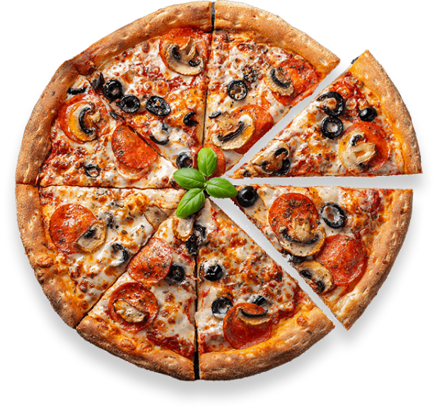 1/2 Pepperoni 1/2 Cheese pizza